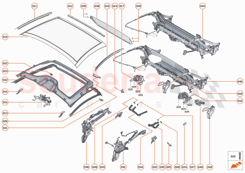 Part Diagram for McLaren 14AB657SP