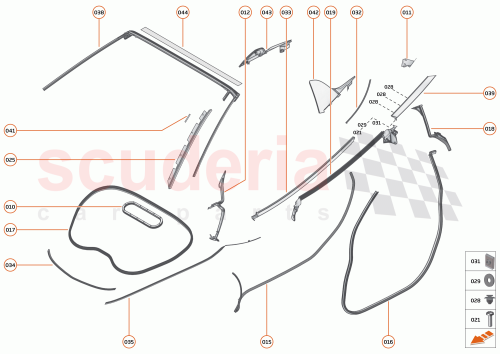 Part Diagram for McLaren 13AA541SP