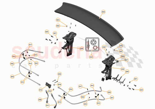 Part Diagram for McLaren 11A5335CP