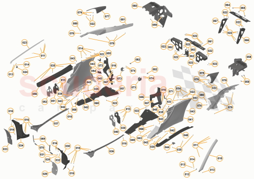 Part Diagram for McLaren 13AA234SP