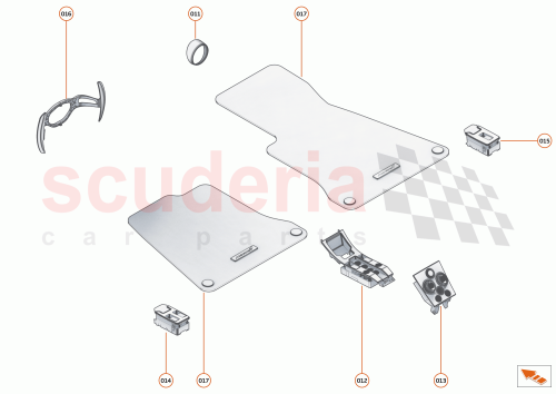 Part Diagram for McLaren 11M2418SP