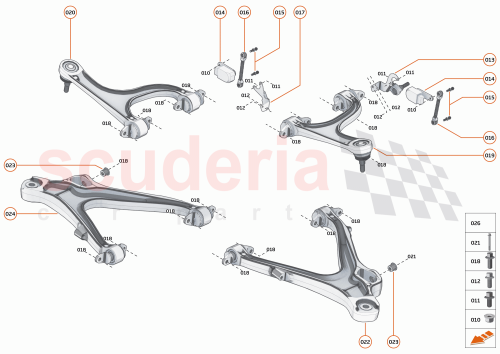 Part Diagram for McLaren 13BA415RP
