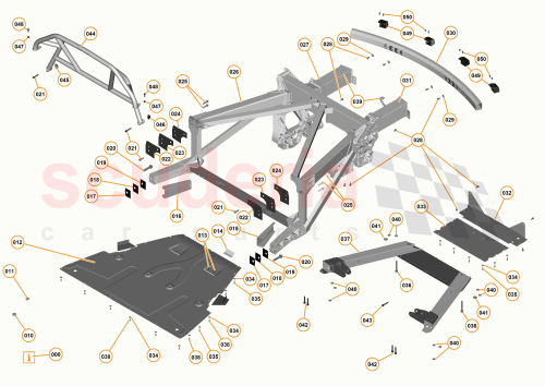 Part Diagram for McLaren 11A8122CP