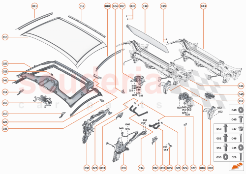 Part Diagram for McLaren 14AB487SP