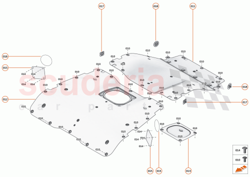 Part Diagram for McLaren 22AB233GP