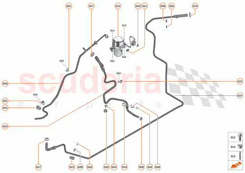 Part Diagram for McLaren 23CA178CP