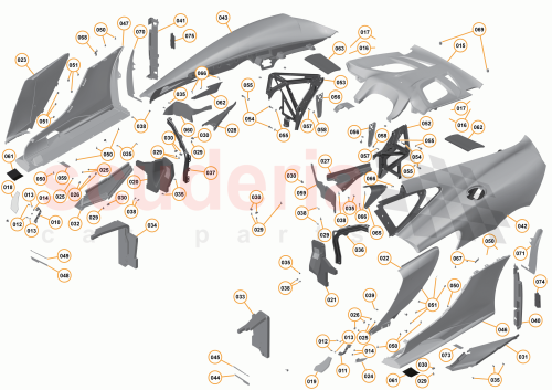 Part Diagram for McLaren 00RA191