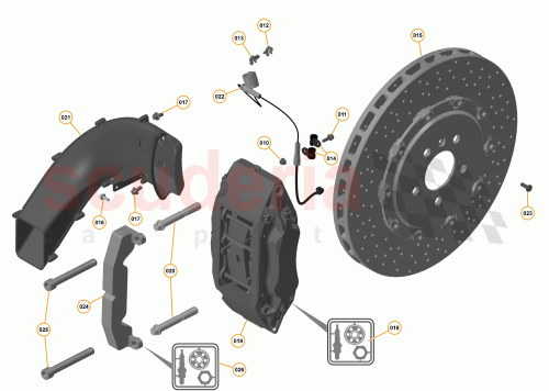 Part Diagram for McLaren 11C0767CP
