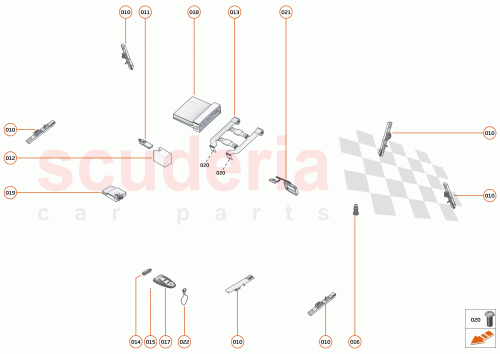 Part Diagram for McLaren 00RA097