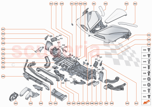 Part Diagram for McLaren 23NA863CP