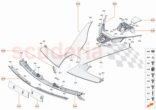 Part Diagram for McLaren 15AA541RP