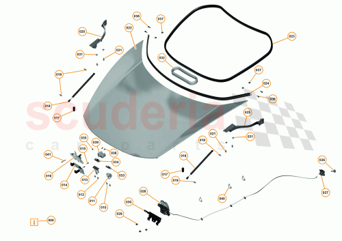 Part Diagram for McLaren 00RA154
