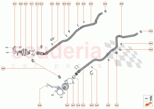 Part Diagram for McLaren 14HA026LP
