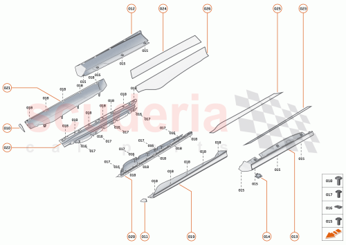 Part Diagram for McLaren 22AA588GP