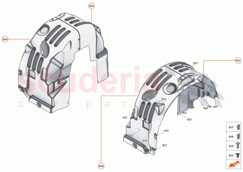 Part Diagram for McLaren 14AA171RP