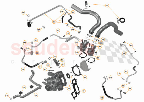 Part Diagram for McLaren 11F1017CP