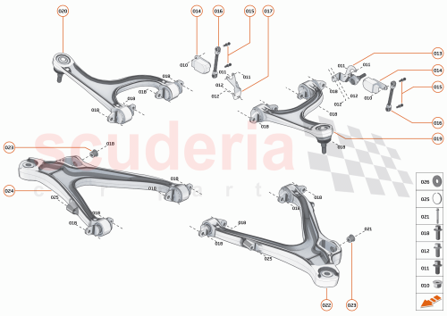 Part Diagram for McLaren 14BA020CP