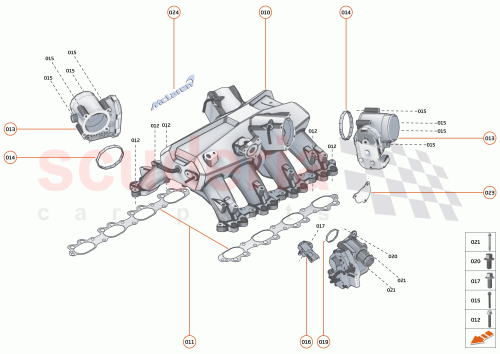 Part Diagram for McLaren 14F0360CP