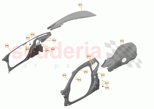 Part Diagram for McLaren 13AA190CP