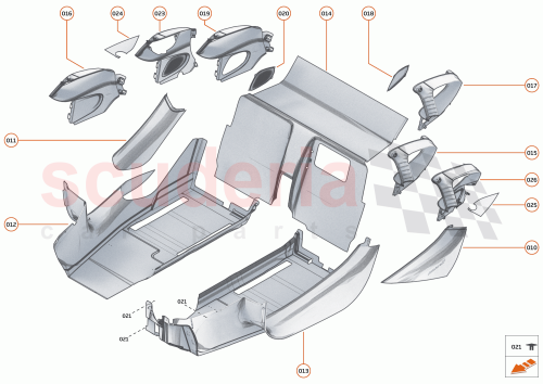 Part Diagram for McLaren 13NA400CP