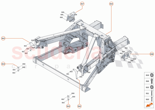 Part Diagram for McLaren 16AD644CP