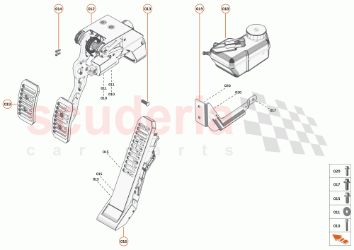 Part Diagram for McLaren 26CA077SP