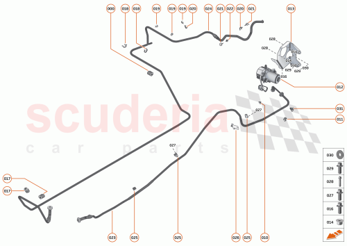 Part Diagram for McLaren 13CA165RP