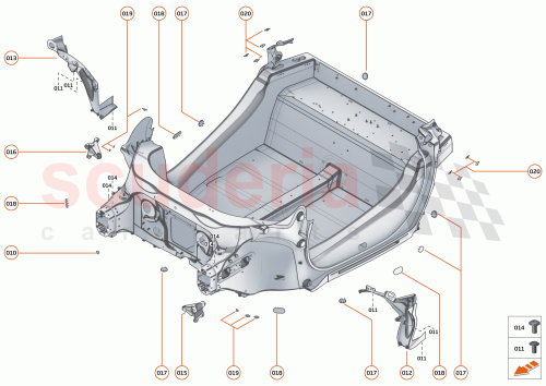 Part Diagram for McLaren 14A3398SP