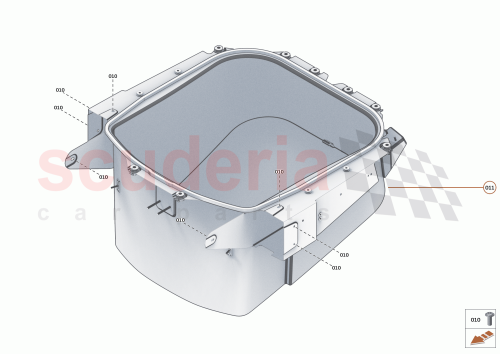 Part Diagram for McLaren 23AD057CP