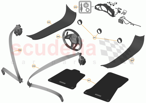 Part Diagram for McLaren 11N3552MP