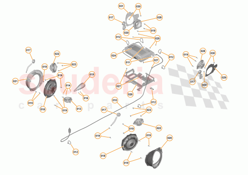 Part Diagram for McLaren 13M1027CP