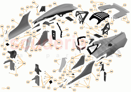 Part Diagram for McLaren 11A7040CP
