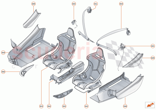 Part Diagram for McLaren 13NA386MP