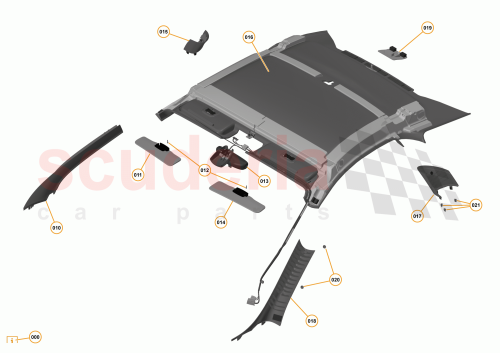 Part Diagram for McLaren 11N3344CP