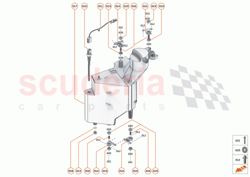 Part Diagram for McLaren 11F0429CP