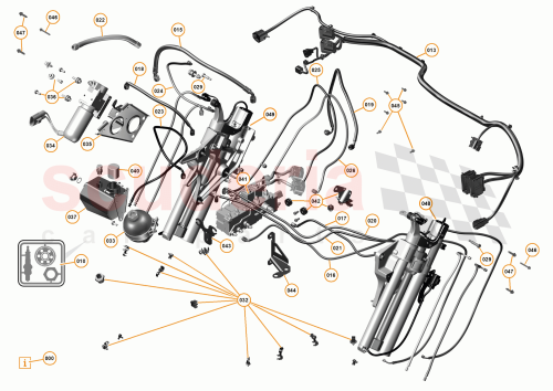Part Diagram for McLaren 00RA121