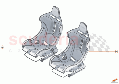 Part Diagram for McLaren 14NA455RP