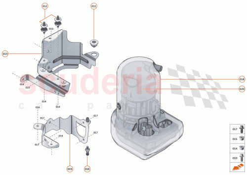 Part Diagram for McLaren 15DA003CP