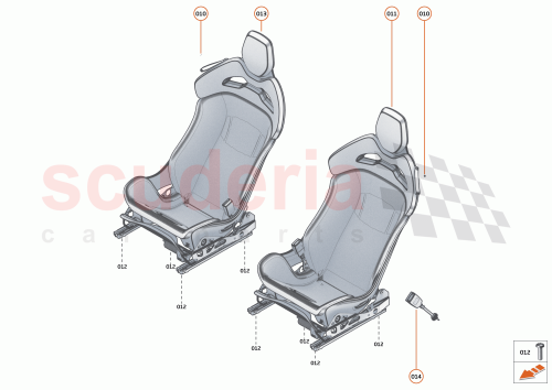 Part Diagram for McLaren 26NA488SP