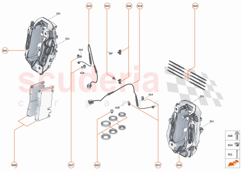 Part Diagram for McLaren 14CA141CP