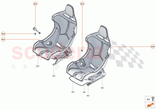 Part Diagram for McLaren 00RA668