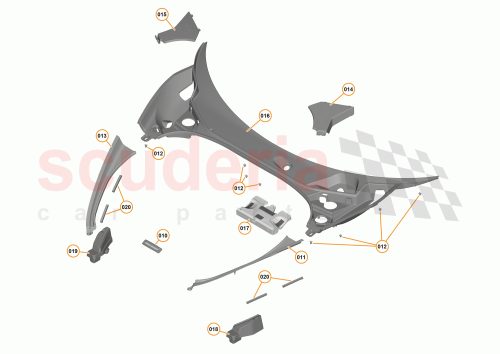 Part Diagram for McLaren 13A4783CP