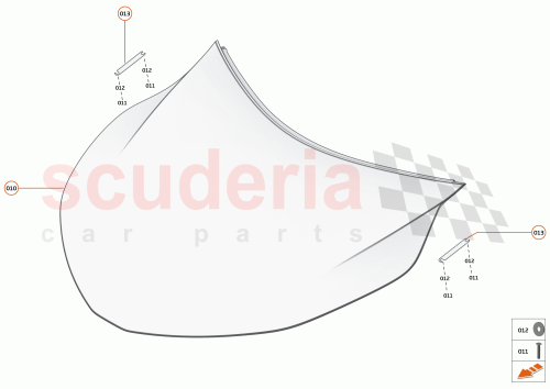 Part Diagram for McLaren 23AD377CP