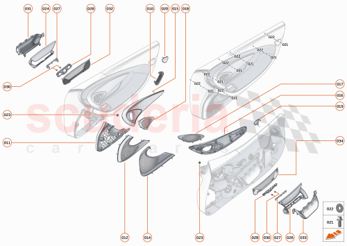 Part Diagram for McLaren 13NA425RP