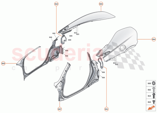 Part Diagram for McLaren 13A5566CP