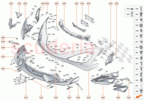 Part Diagram for McLaren 14AB435RP