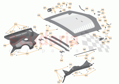 Part Diagram for McLaren 11A4666CP