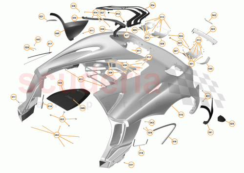 Part Diagram for McLaren 00RA147