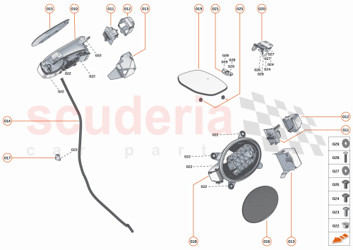 Part Diagram for McLaren 00RB027