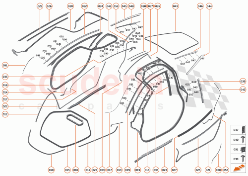 Part Diagram for McLaren 00RB196